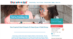 Desktop Screenshot of onceuponachildorlandofl.com